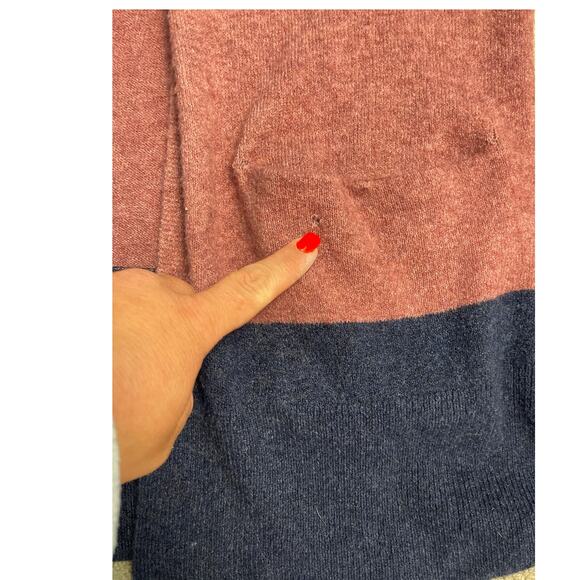 Madewell‎ Stripe Print Cozy Short Walker Cardigan Sweater Size Medium - Picture 10 of 10